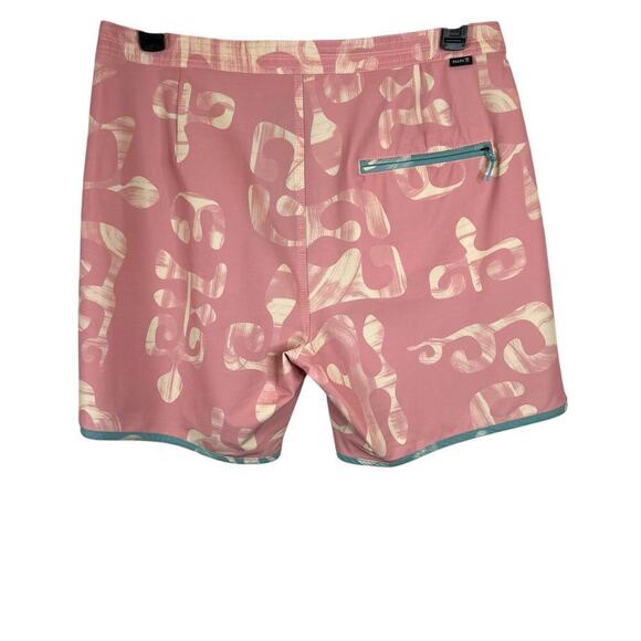 ROARK The Chiller Surfboard Series Shorts in Pink & Seafoam Green Mens 34" Waist - Picture 5 of 13